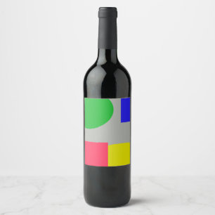 Etiqueta Para Botella De Vino Resumen