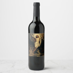 Etiqueta Para Botella De Vino Resurrección de Cristo por Robert Wilhelm Ekman