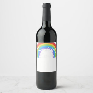 Etiqueta Para Botella De Vino Retro del Orgullo Gay Funny LGBTQ - Suena Gay
