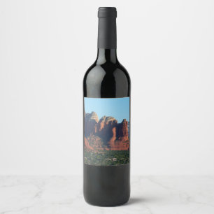 Etiqueta Para Botella De Vino Roca de café I en Sedona Arizona