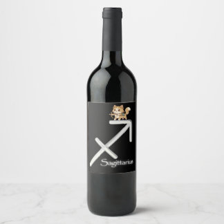 Etiqueta Para Botella De Vino Sagittarius Wine Label