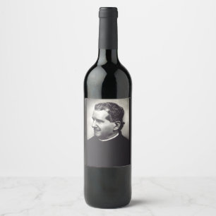Etiqueta Para Botella De Vino San Juan Bosco Padre y Maestro de la Juventud