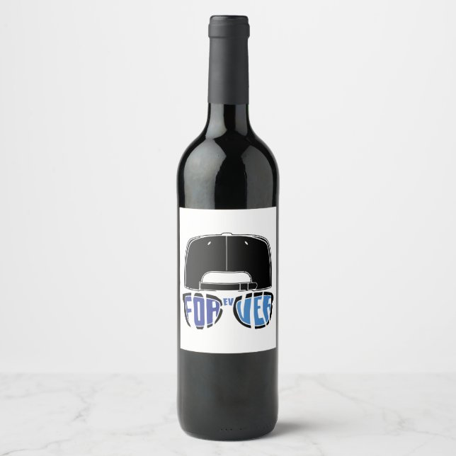 Etiqueta Para Botella De Vino Sandlot Forever (Anverso)