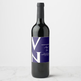 Etiqueta Para Botella De Vino Say i Do Wine Labs