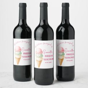 Etiqueta Para Botella De Vino Se ha llevado Chupado Helado Despedida de Soltera