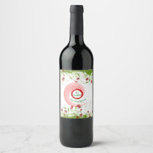 Etiqueta Para Botella De Vino Sé travieso #2