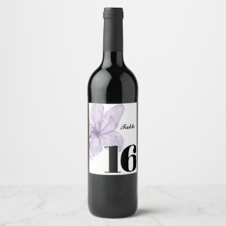 Etiqueta Para Botella De Vino Sello de personalizado elegante, etiqueta de mesa