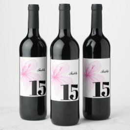 Etiqueta Para Botella De Vino Sello de tabla Fiesta de etiqueta de vino Personal