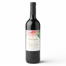 ¿Serás mi... bolsa o etiqueta de vino?