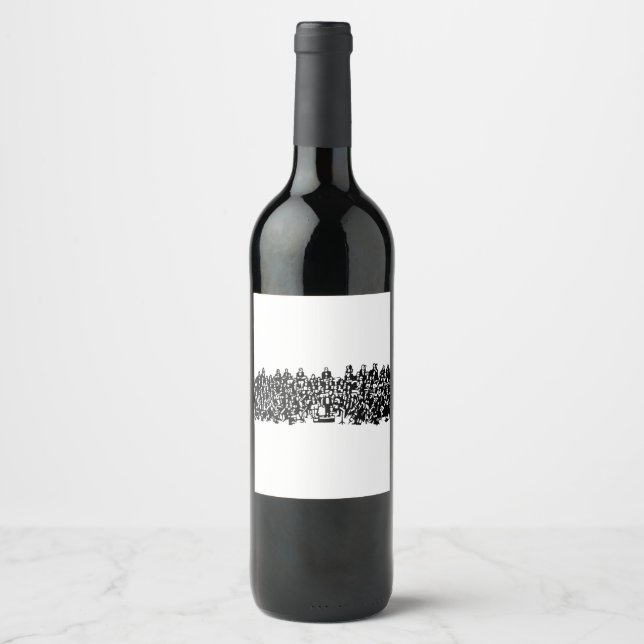 ETIQUETA PARA BOTELLA DE VINO ¡SIMPATÍA! (Anverso)