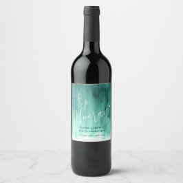 Etiqueta Para Botella De Vino Sip Sip hooray boda selva