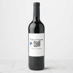Etiqueta Para Botella De Vino sitio web de empresa de negocios simple código de