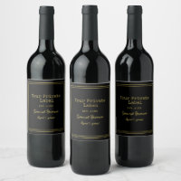 Su Reserva Especial de Etiqueta Privada Negra y Do