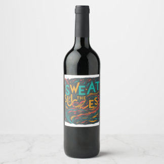 Etiqueta Para Botella De Vino Sudar el éxito