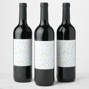 Etiqueta Para Botella De Vino Sueños del arcoiris