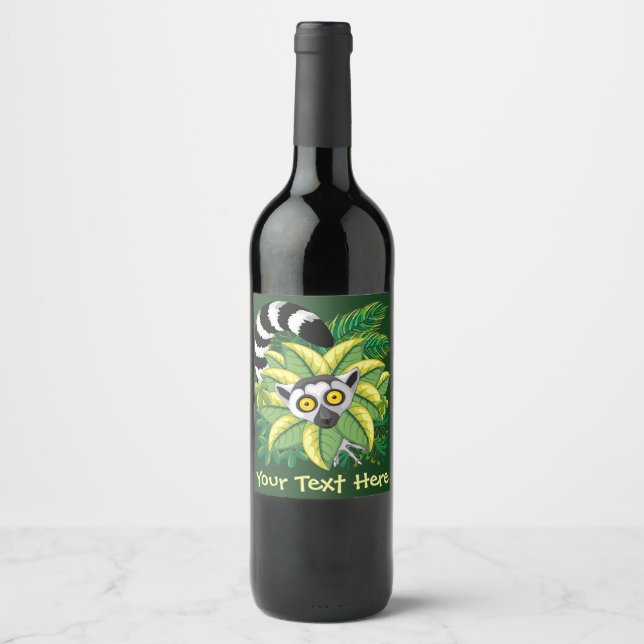 Etiqueta Para Botella De Vino Tablecloth (Anverso)