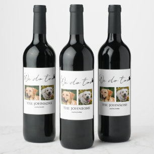 Etiqueta Para Botella De Vino También hacemos bodas de mascotas personalizadas