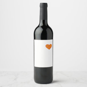 Etiqueta Para Botella De Vino Te Amo Más Estilo De Diseño Limpio