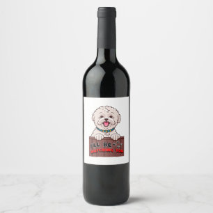 Etiqueta Para Botella De Vino Te estaré vigilando
