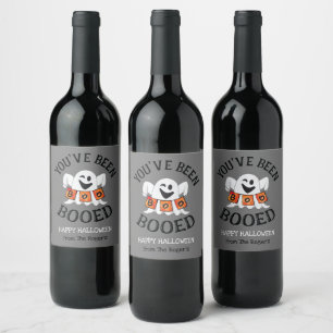 Etiqueta Para Botella De Vino Te han embaucado la etiqueta de vino fantasma de H