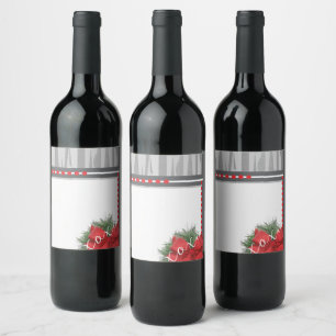 ETIQUETA PARA BOTELLA DE VINO TEMA DE VACACIONES EN EL PARQUE CENTRAL