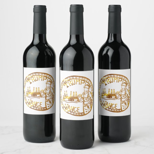 ETIQUETA PARA BOTELLA DE VINO TEXAS (Botellas)