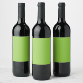 Etiqueta Para Botella De Vino Textura de fondo verde lima plano 