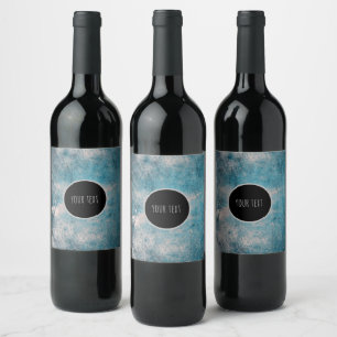 Etiqueta Para Botella De Vino Textura gruesa abstracta