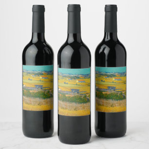 Etiqueta Para Botella De Vino The Harvest, 1888 by Vincent van Gogh