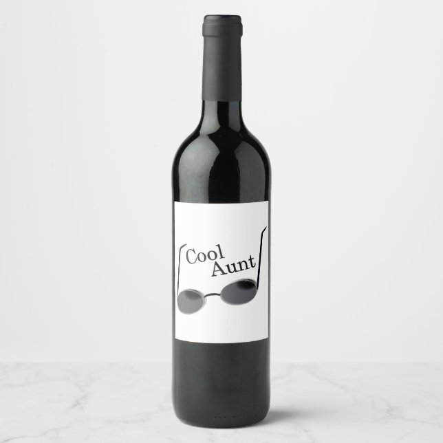 Etiqueta Para Botella De Vino Tía de Guay (Anverso)