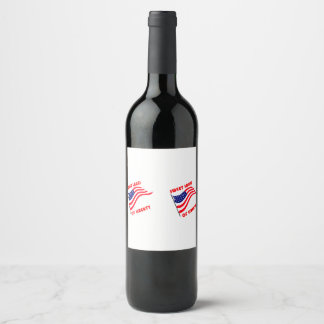 Etiqueta Para Botella De Vino Tierra dulce de la libertad