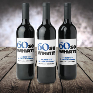 Etiqueta Para Botella De Vino Tipografía simple moderna Etiqueta de vino de cump