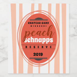 Etiqueta Para Botella De Vino Tiras retro personalizadas para vinos caseros