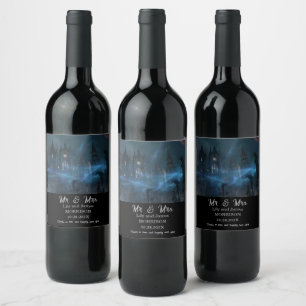 Etiqueta Para Botella De Vino Todos los Bodas de Eve Hallow