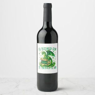 Etiqueta Para Botella De Vino Todos reservados para el día de San Patricio