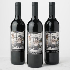 Etiqueta Para Botella De Vino Tortura