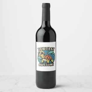 Etiqueta Para Botella De Vino Totalmente Genial