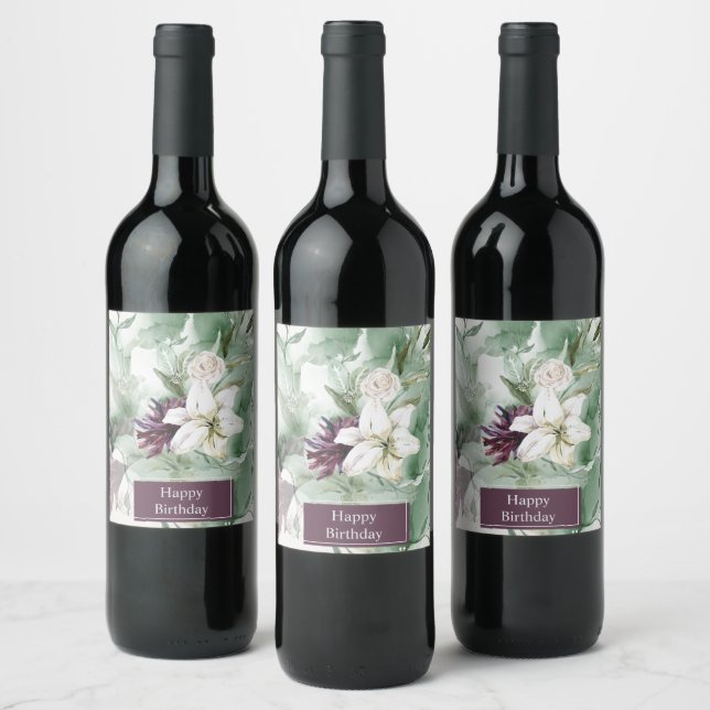 Etiqueta Para Botella De Vino Tote de vino (Botellas)