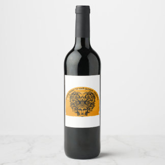 Etiqueta Para Botella De Vino Traer humor a cada paciente individualmente