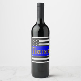 ETIQUETA PARA BOTELLA DE VINO TRUMP 2024