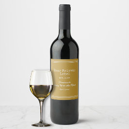 Etiqueta Para Botella De Vino Tu Etiqueta Privada De Vino De Miel Casero