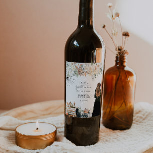 Etiqueta Para Botella De Vino Un spell   Halloween Bridal Shower