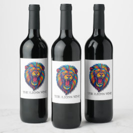 Etiqueta Para Botella De Vino Una etiqueta de vino de LEÓN PINTADO