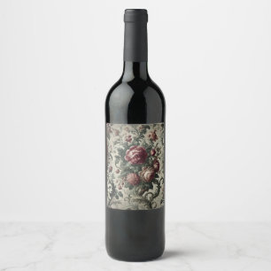 Etiqueta Para Botella De Vino 🌹 Una herencia hueca - Victoria gótica