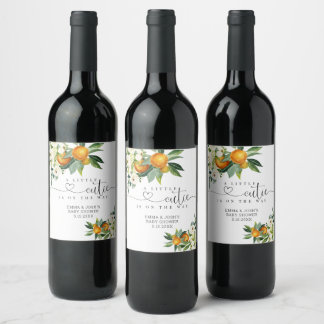 Etiqueta Para Botella De Vino Una Pequeña Cita Está En Camino De La Etiqueta De 