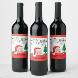 Etiqueta Para Botella De Vino Unwrap Joy: Best Holiday Gift!