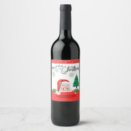 Etiqueta Para Botella De Vino Unwrap Joy: Best Holiday Gift!