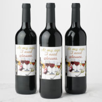 Vajilla de vino para beber de SlipperyJoe's chiste