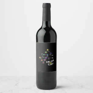 Etiqueta Para Botella De Vino Vamos a conseguir Navidades livianos Ketamina