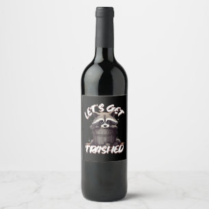 Etiqueta Para Botella De Vino Vamos a estar destrozados